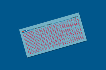 Aviaeology ADD72C021M3 1:72 IJN WWII Aircraft Tail Codes 280mm Red
