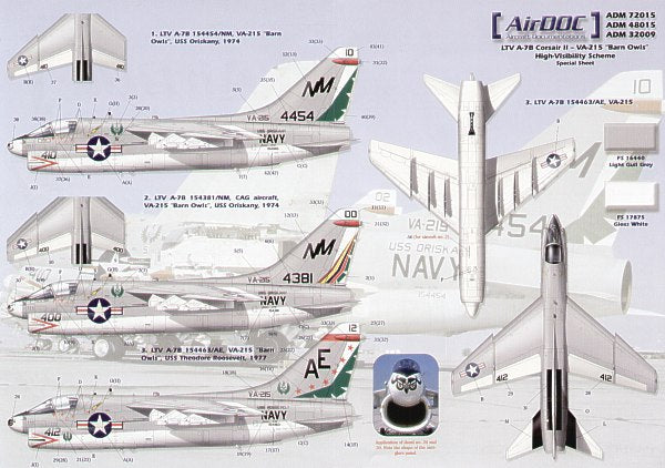 Airdoc ADM72015 1:72 LTV A-7B Corsair