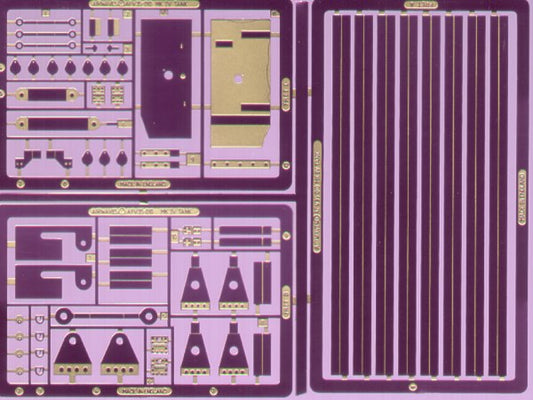 Airwaves (etched) AEC35010 1:35 Mk.IV WWI Tank Detail Set
