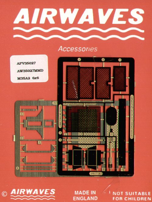 Airwaves (etched) AEC35027 1:35 M35A2 6 x 6