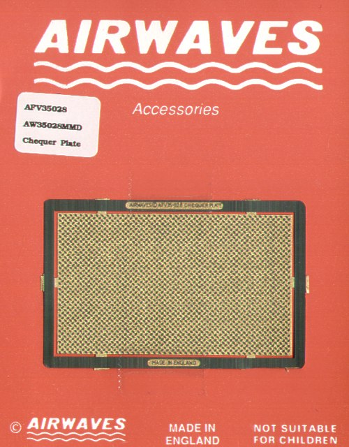Airwaves (etched) AEC35028 1:35 Chequer Plate Universal [3892:18]