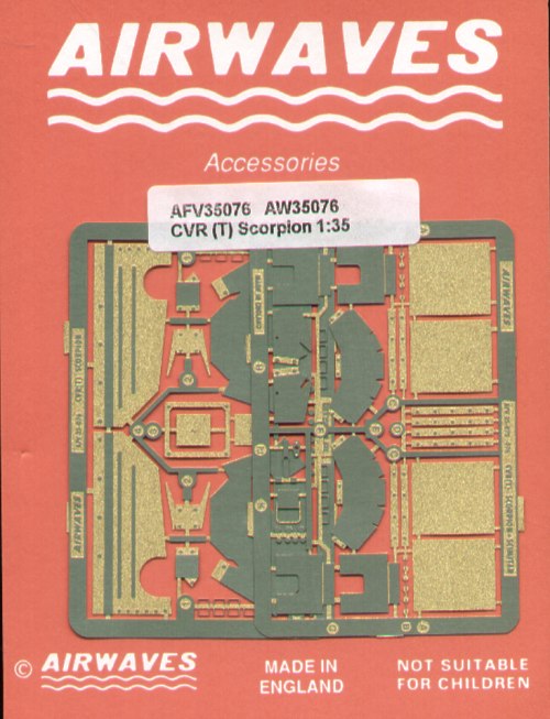Airwaves (etched) AEC35076 1:35 British CVR[T] FV101 Scorpion