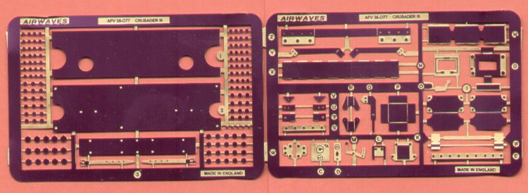Airwaves (etched) AEC35077 1:35 Crusader Mk.III