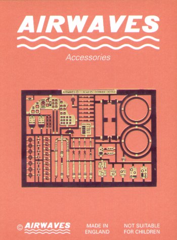 Airwaves (etched) AEC48025 1:48 Dornier Do-17Z Detail Set