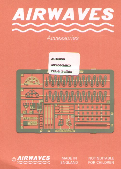Airwaves (etched) AEC48050 1:48 Brewster F2A-2 Buffalo