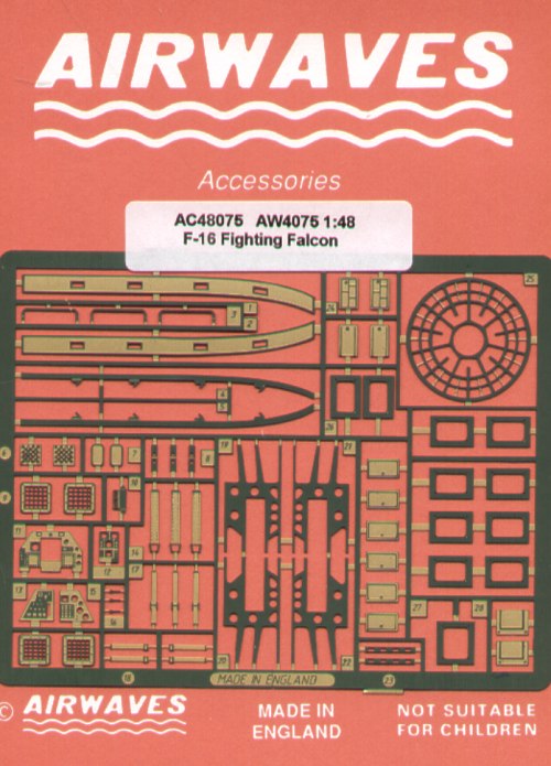 Airwaves AEC48075 1:48 F-16 Fighting Falcon