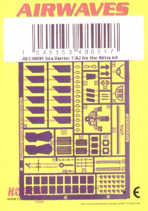 Airwaves (etched) AEC48091 1:48 BAe Sea Harrier FA.2