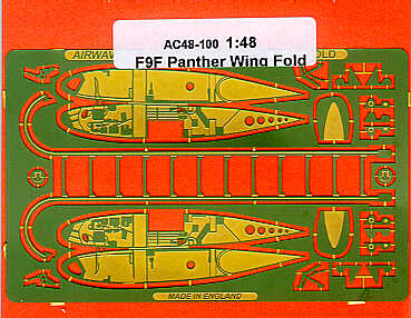 Airwaves (etched) AEC48100 1:48 Grumman F9F-5P Panther wingfold