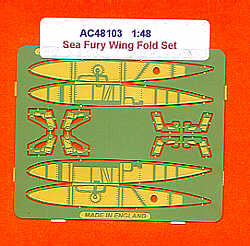 Airwaves (etched) AEC48103 1:48 Hawker Sea Fury FB.11 wingfold