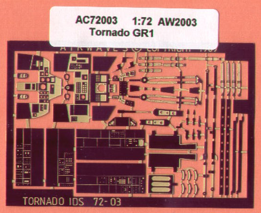 Airwaves (etched) AEC72003 1:72 Panavia Tornado GR.1 65 parts