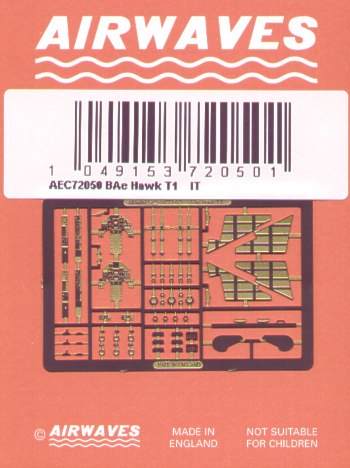 Airwaves (etched) AEC72050 1:72 BAe Hawk T.1