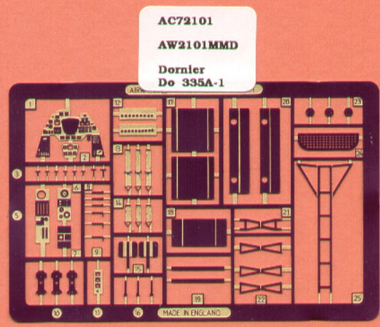 Airwaves (etched) AEC72101 1:72 Dornier Do-335A-1