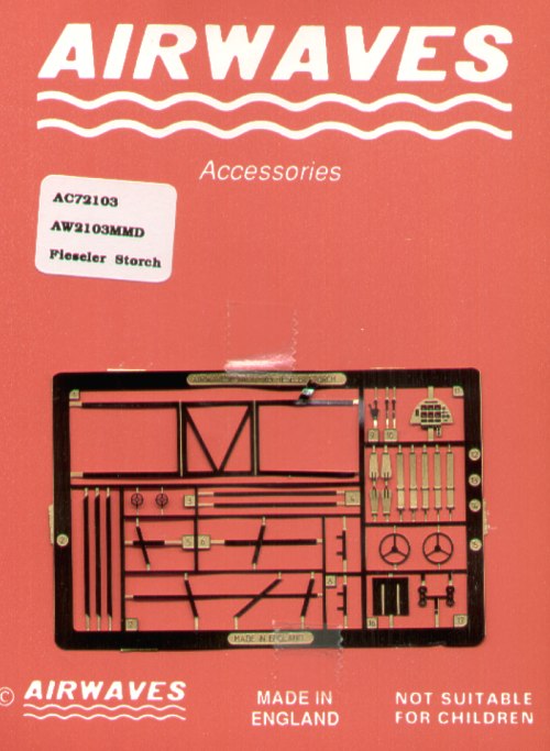 Airwaves (etched) AEC72103 1:72 Fieseler Fi-156C-3 'Storch'