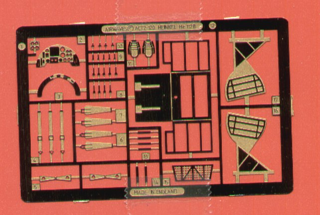 Airwaves (etched) AEC72120 1:72 Heinkel He-112B