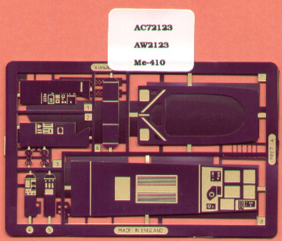 Airwaves (etched) AEC72123 1:72 Messerschmitt Me-410