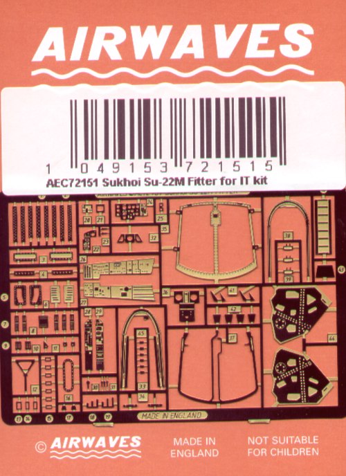 Airwaves (etched) AEC72151 1:72 Sukhoi Su-22 Fitter