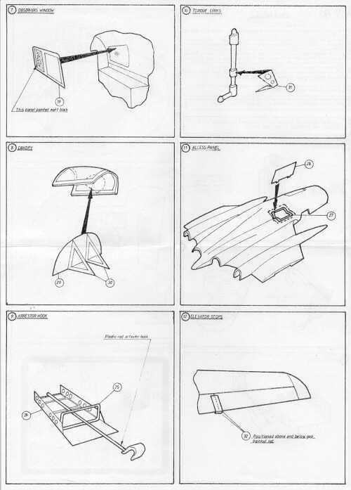 Airwaves AEC72185 1:72 de Havilland Sea Vixen FAW.2 interior