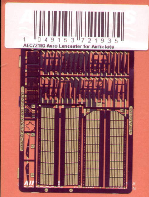 Airwaves (etched) AEC72193 1:72 Avro Lancaster B.I/III