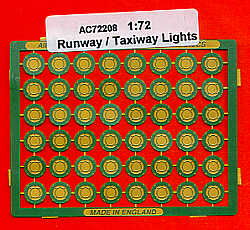 Airwaves (etched) AEC72208 1:72 Airfield Runway/Taxiway light [5618:30]