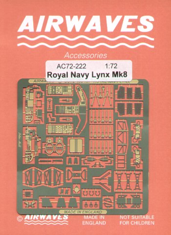 Airwaves AEC72222 1:72 RN Westland Lynx Mk.8 Cockpit/Avionics Set
