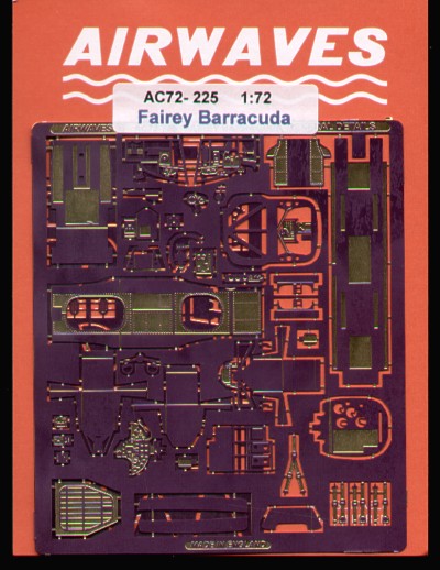 Airwaves AEC72225 Fairey Barracuda Mk.II Interior/Exterior 1:72