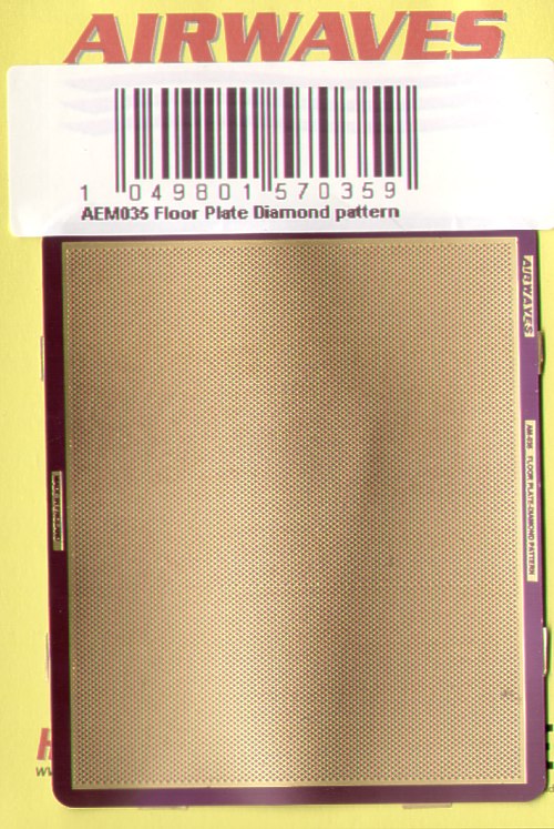 Airwaves AEM035 1:72 Floor Plate, Diamond pattern [4871:15]