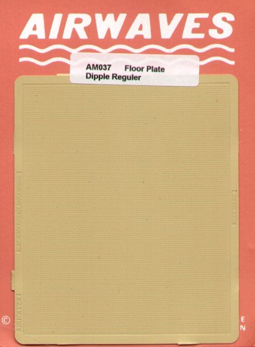 Airwaves AEM037 1:72 Floor Plate Regular Dimple Pattern Etch