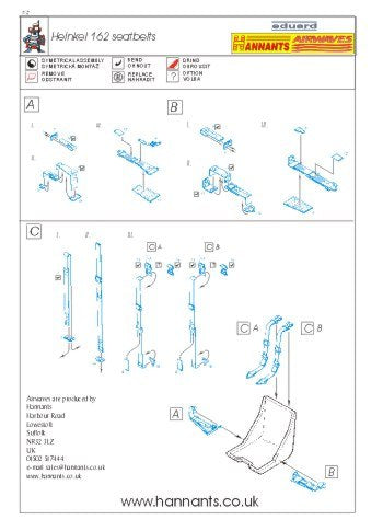 Airwaves AES32010 Heinkel He-162A-2 Ejection Seat/Bulkhead 1:32