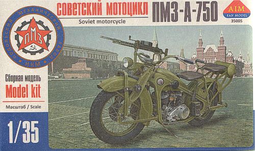 Aim Fan Model AFM35005 1:35 Soviet PMZ-A-750 motorcycle