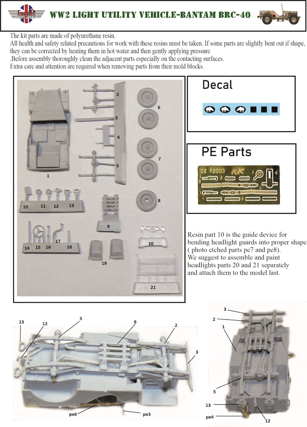 AGB AGB72031 1:72 Bantam BRC-40