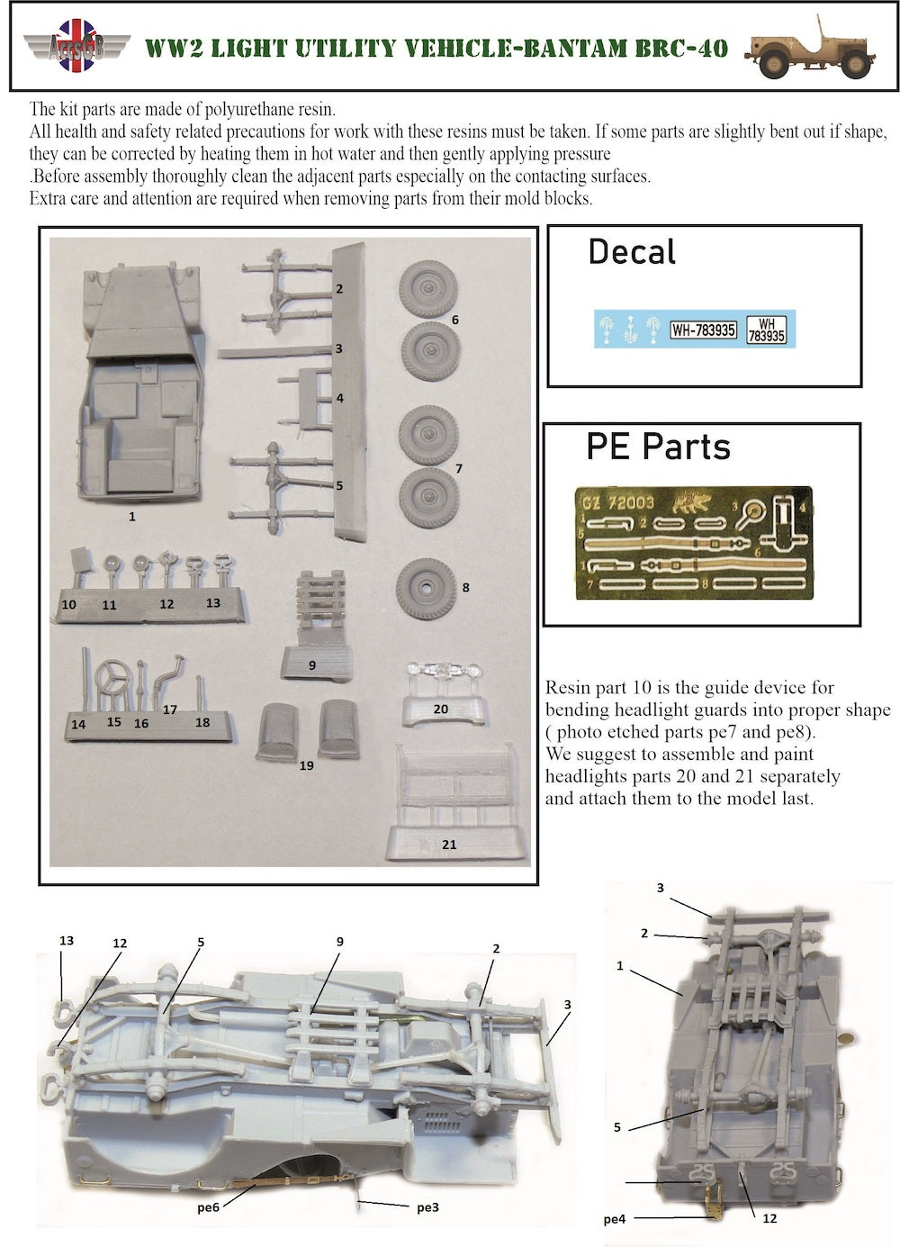 AGB AGB72033 1:72 Bantam BRC-40 DAK