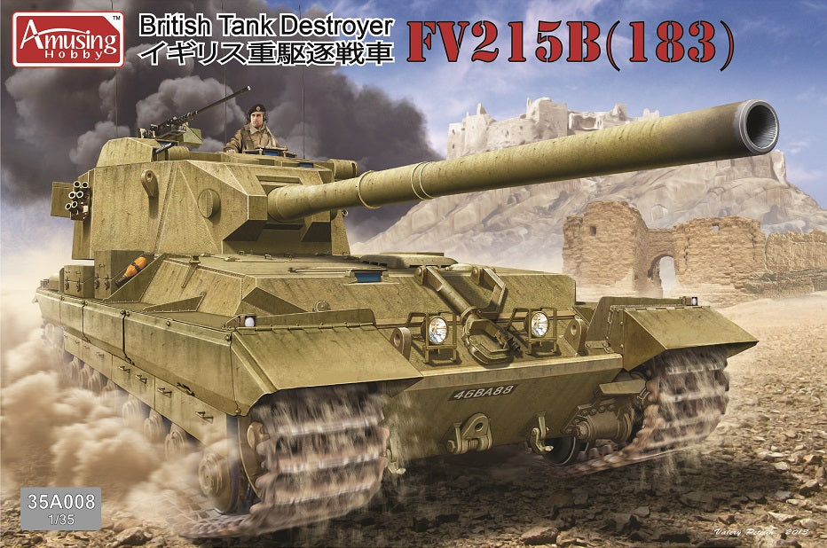 Amusing Hobby 35A008 Heavy Tank Destroyer Based on Conqueror MkII 1:35 Model Kit