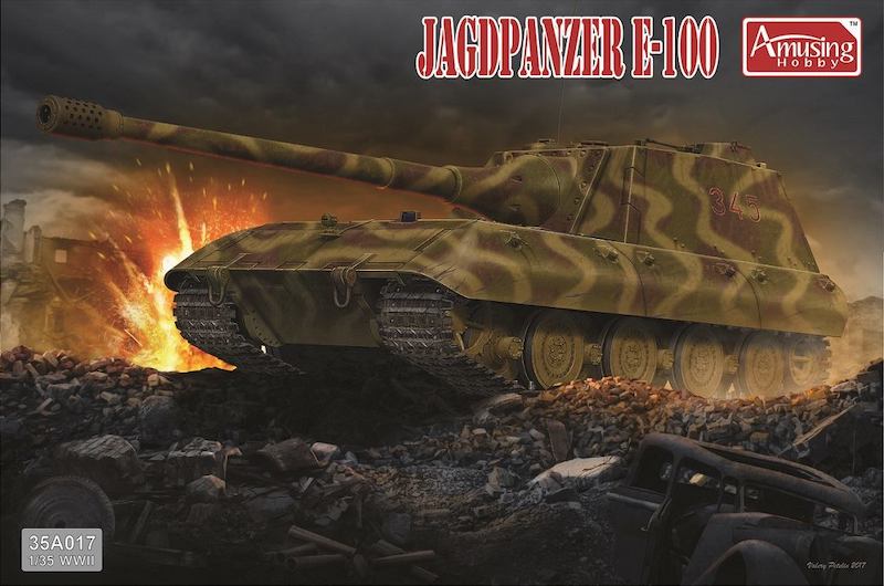Amusing Hobby 35A017 E-100 Jagdpanzer 1:35 Model Kit