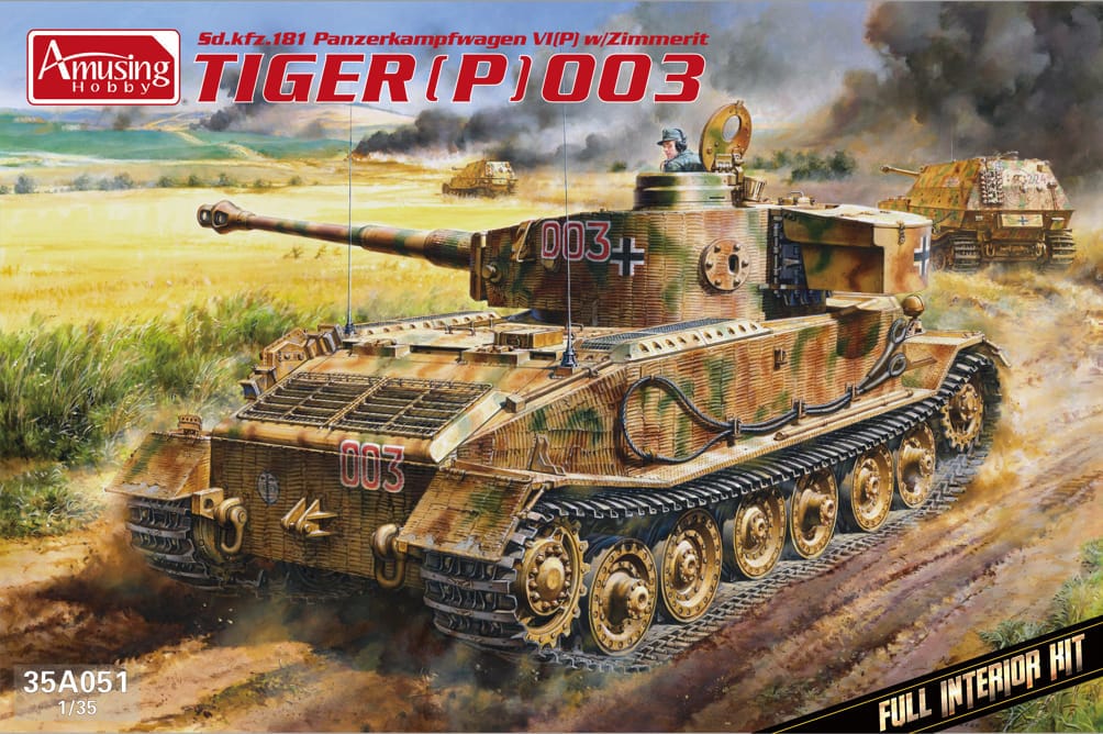 Amusing Hobby 35A051 Tiger 1:35 Model Kit