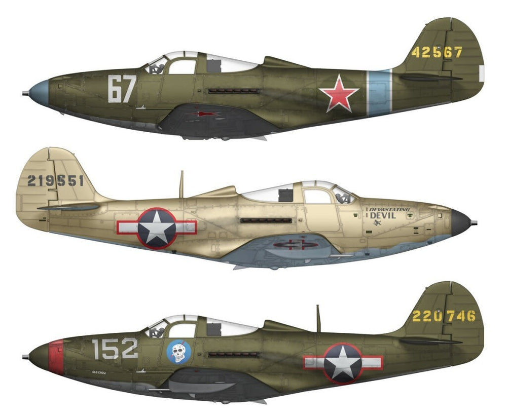 Arma Hobby AH40010 Bell P-39Q Airacobra w/3D Print File 1:48