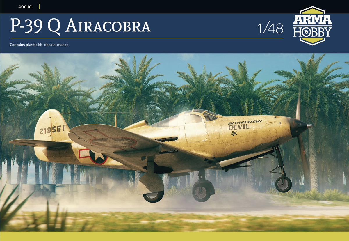 Arma Hobby AH40010 Bell P-39Q Airacobra w/3D Print File 1:48