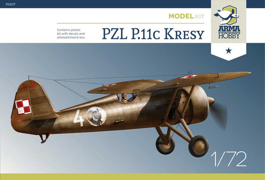 Arma Hobby AH70017 1:72 PZL P.11c "Kresy" Model Kit