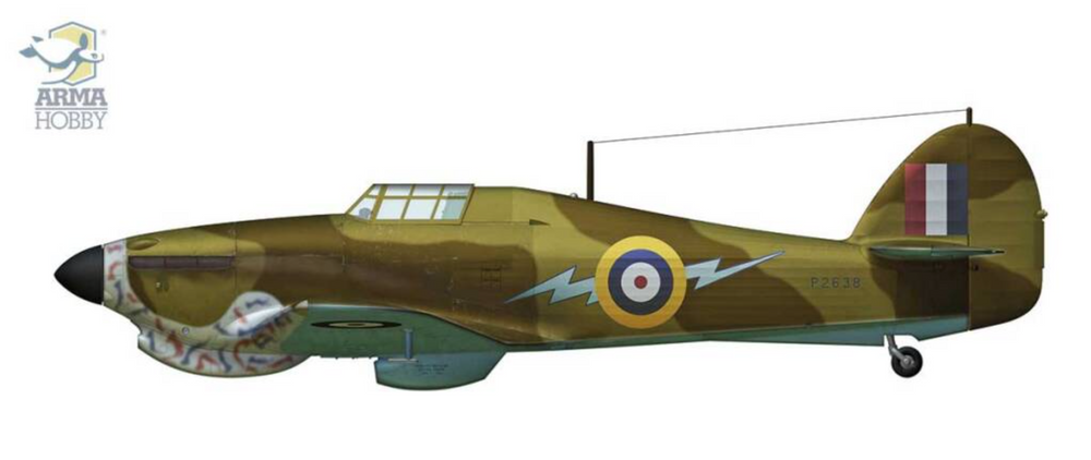 Arma Hobby AH70026 1:72 Hawker Hurricane Mk.I Trop Western Desert