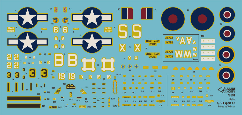 Arma Hobby AH70031 GM FM-2 Wildcat Expert Set w/Etch 1:72
