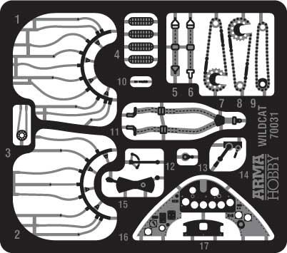 Arma Hobby AH70031 GM FM-2 Wildcat Expert Set w/Etch 1:72