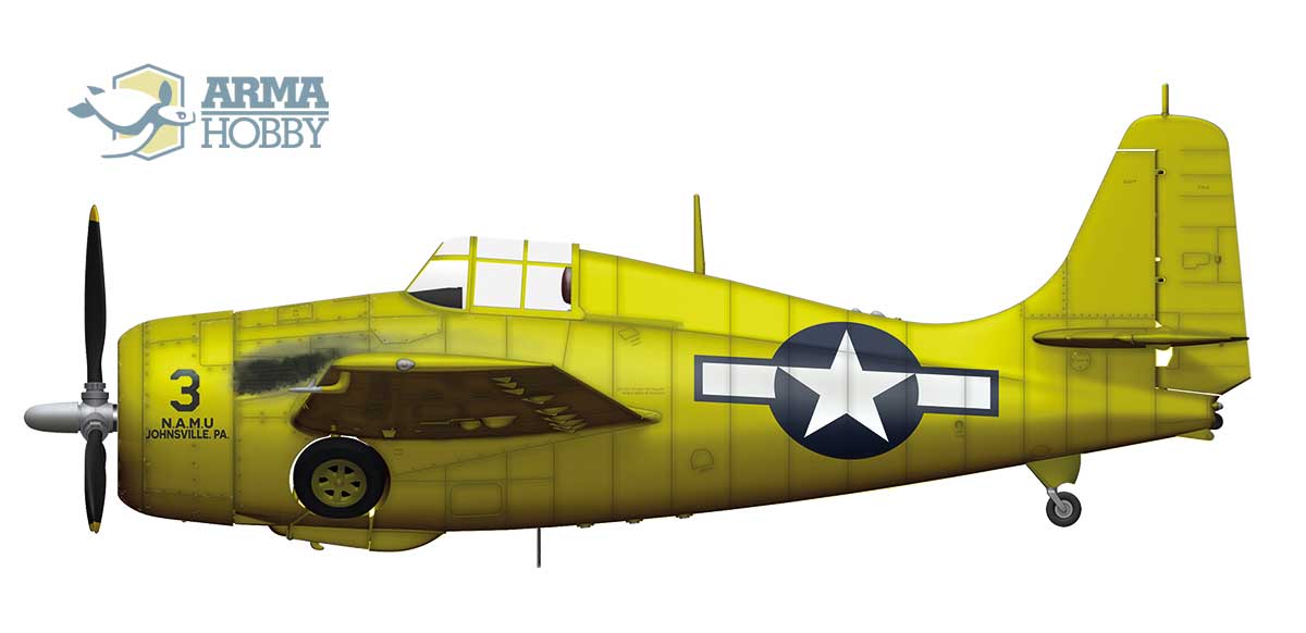 Arma Hobby AH70034 GM FM-2 Wildcat Training Cats Ltd Ed 1:72