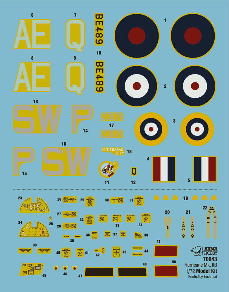 Arma Hobby AH70043 1:72 Hawker Hurricane Mk.IIb