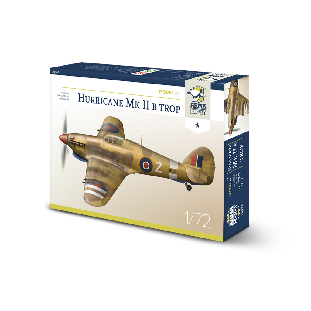 Arma Hobby AH70044 1:72 Hawker Hurricane Mk.IIb Trop with decals by Techmod