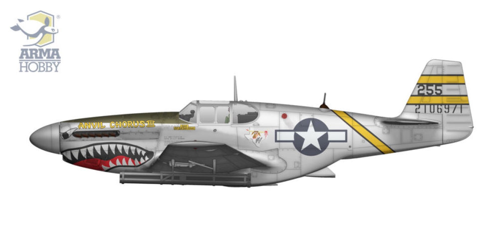 Arma Hobby AH70075 1:72 North-American P-51B Mustang..