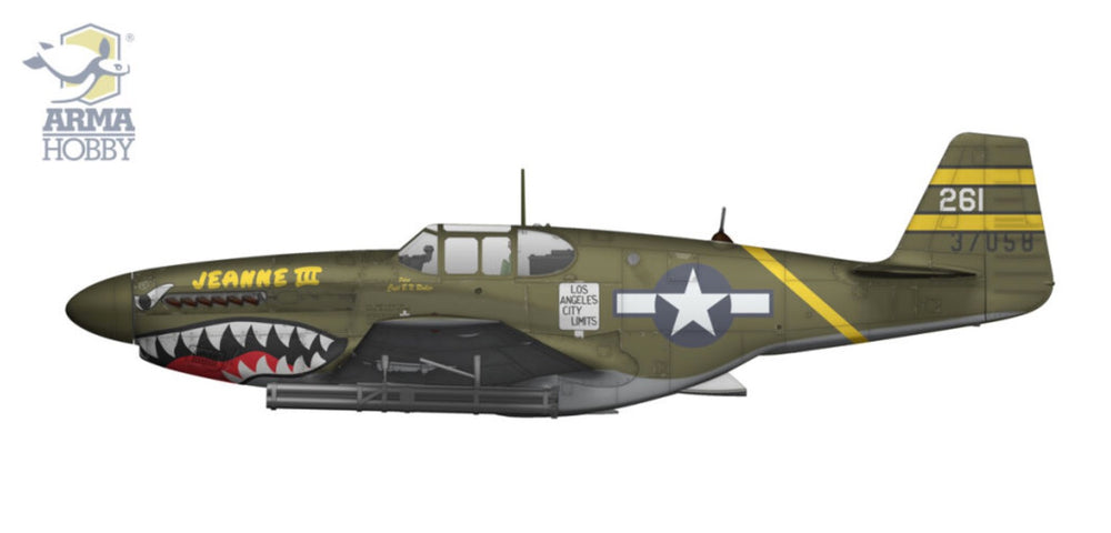 Arma Hobby AH70075 1:72 North-American P-51B Mustang..