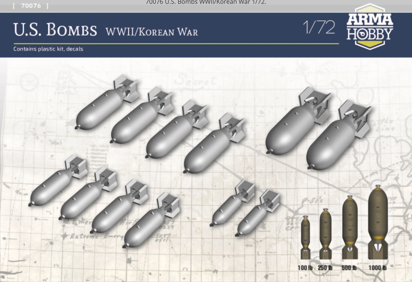 Arma Hobby AH70075 1:72 North-American P-51B Mustang..