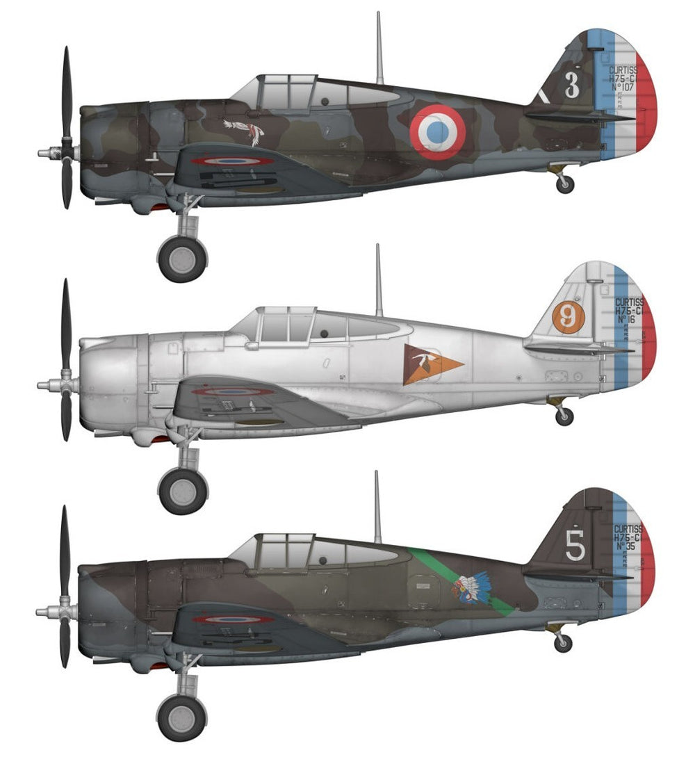 Arma Hobby AH70080 Curtiss H-75 A1:A2 Fighter Model Kit 1:72