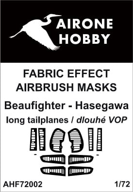 Airone Hobby AHF72002 Bristol Beaufighter Tail Mask 1:72