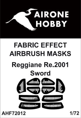 Airone Hobby AHF72012 Reggiane Re.2001 Fabric Masks 1:72
