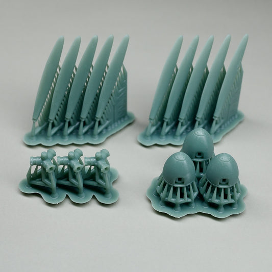 Airone Hobby AHL72084 1:72 SM.79/SM.81 Pipistrello propeller set